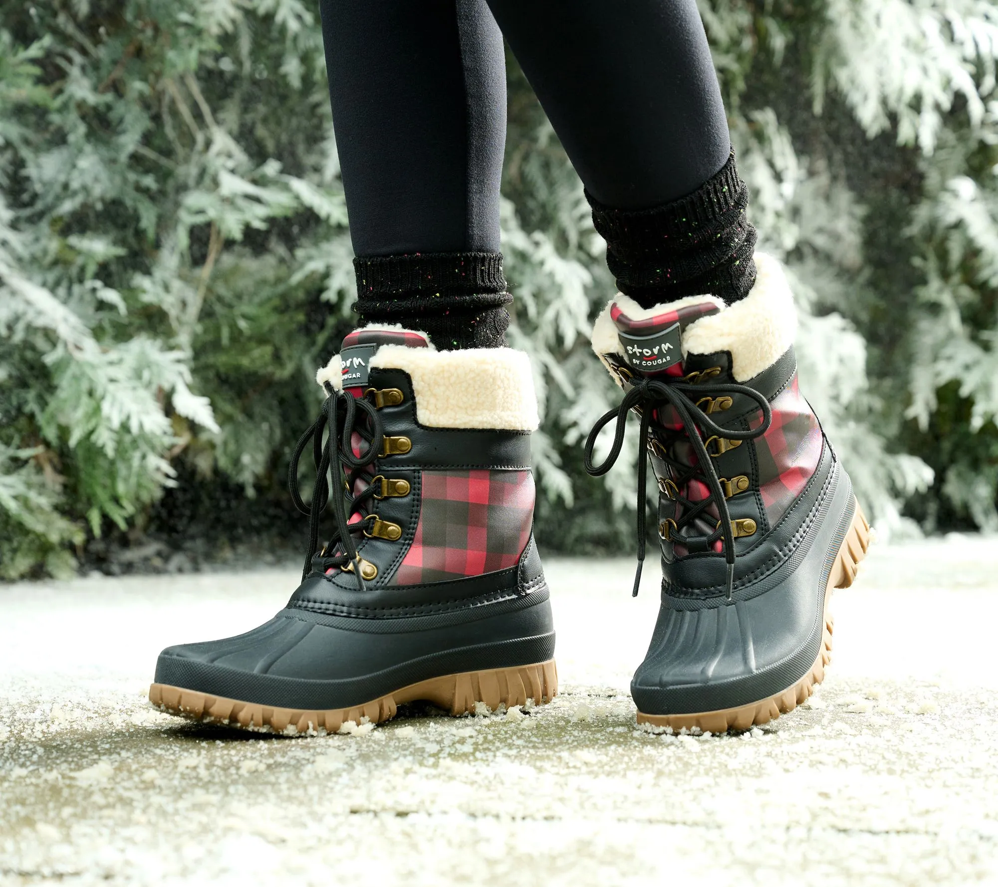 "As Is" Cougar Waterproof Lace -Up Winter Boot - Carlisle