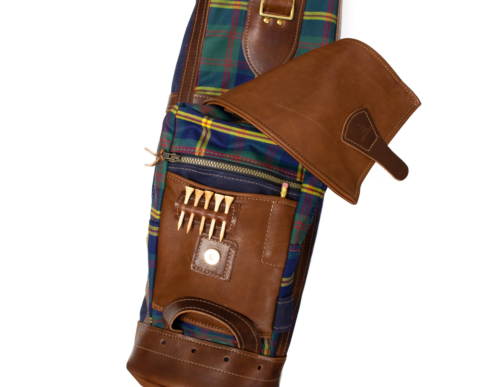 8” Sunday Style Tartan Golf Bag