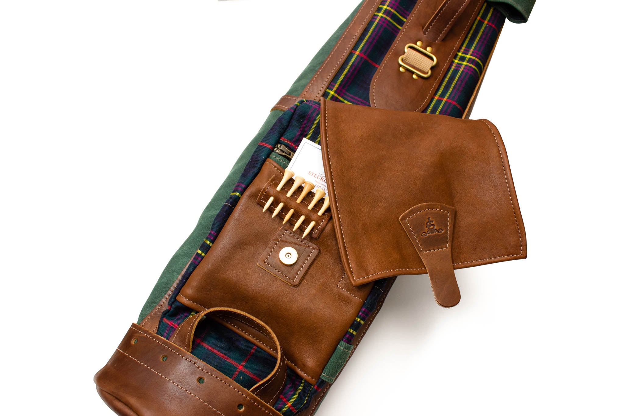 8” Sunday Style Tartan Golf Bag