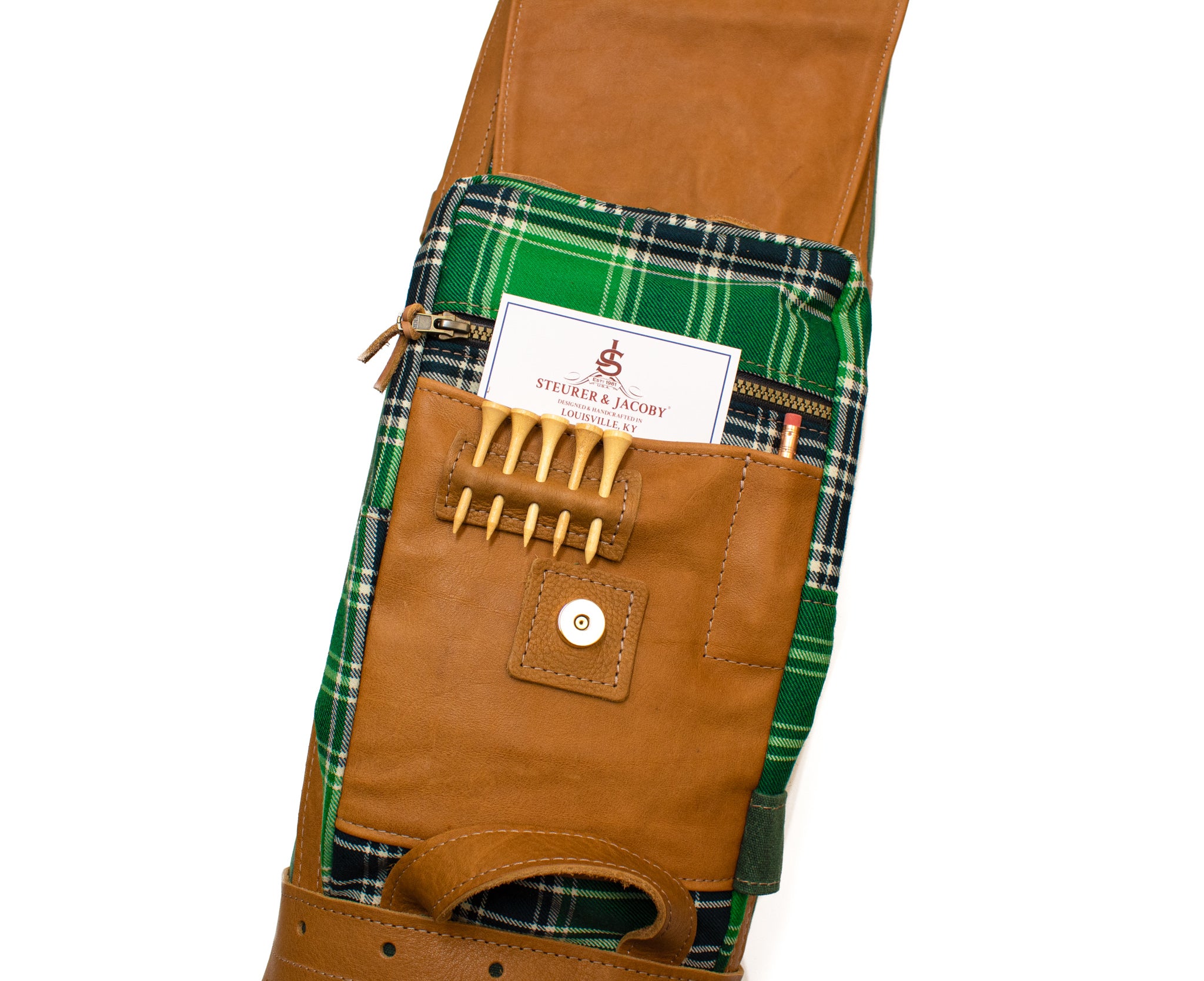 8” Sunday Style Tartan Golf Bag