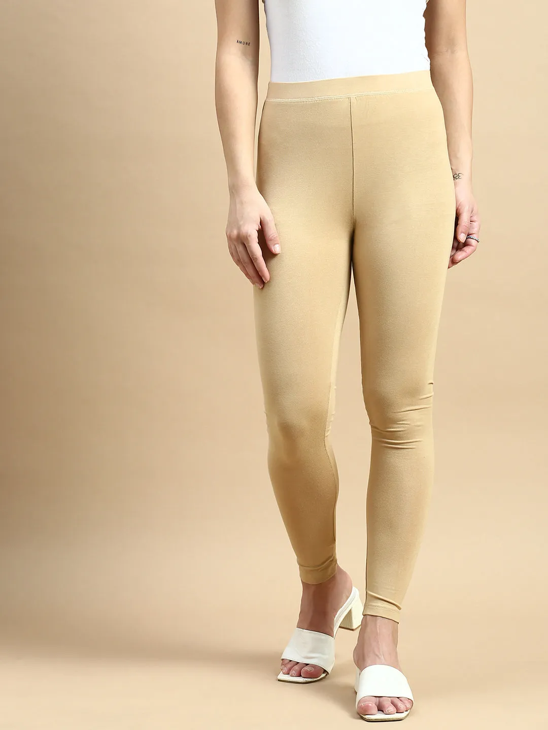 Ankle Length Leggings Viscose-Skin