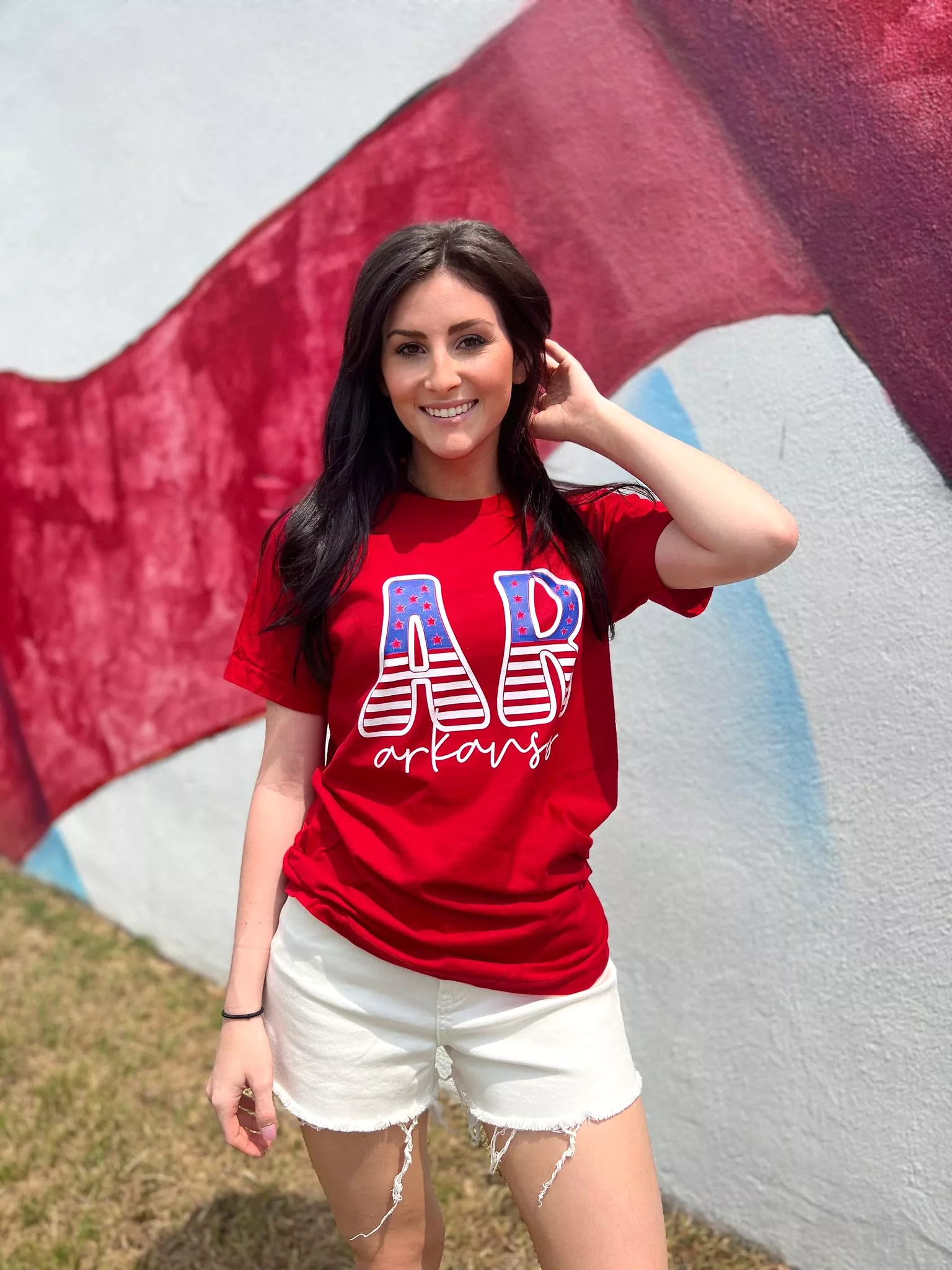 Arkansas Stars and Stripes Tee