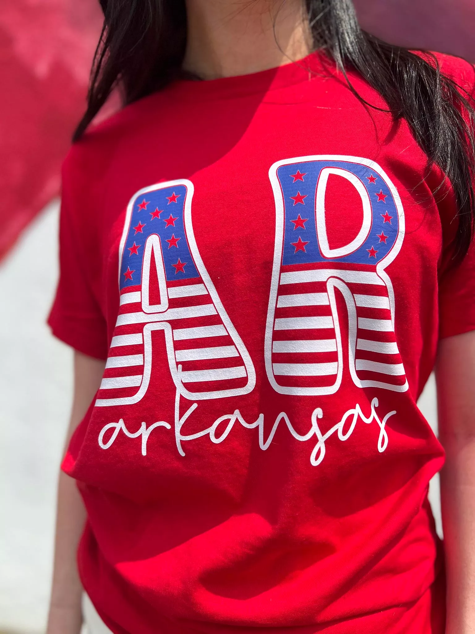 Arkansas Stars and Stripes Tee