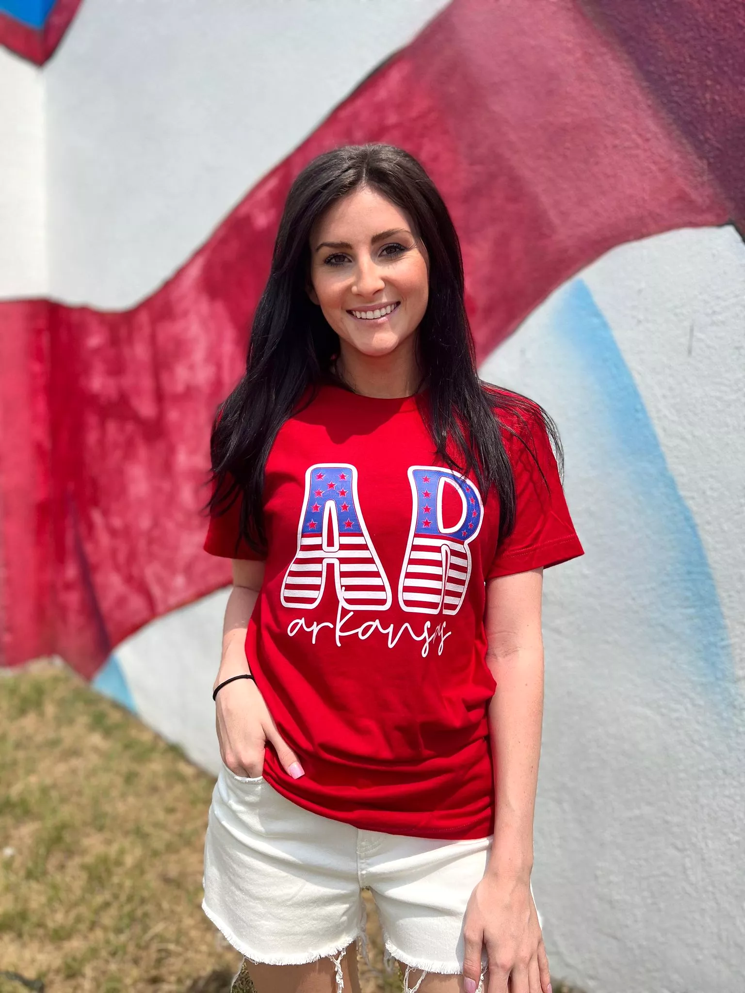 Arkansas Stars and Stripes Tee