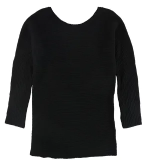 Bar Iii Womens Crisscross Pullover Sweater