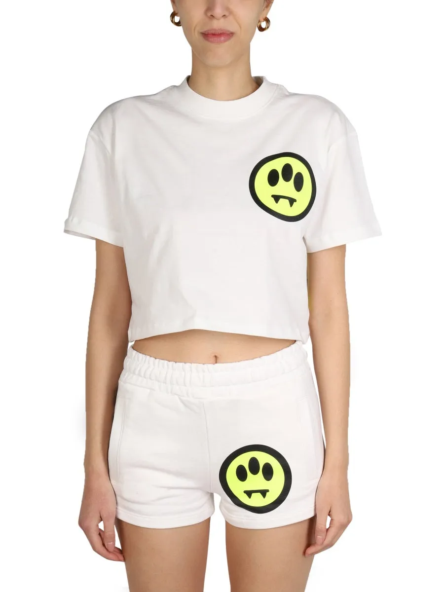 Barrow Printed Cropped T-Shirt