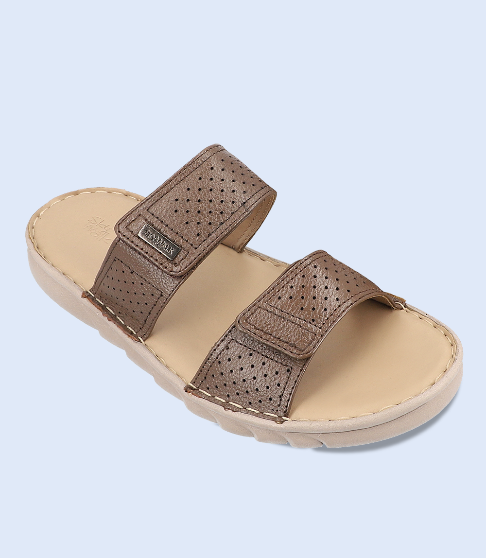 BM3884-BROWN-Men Slipper