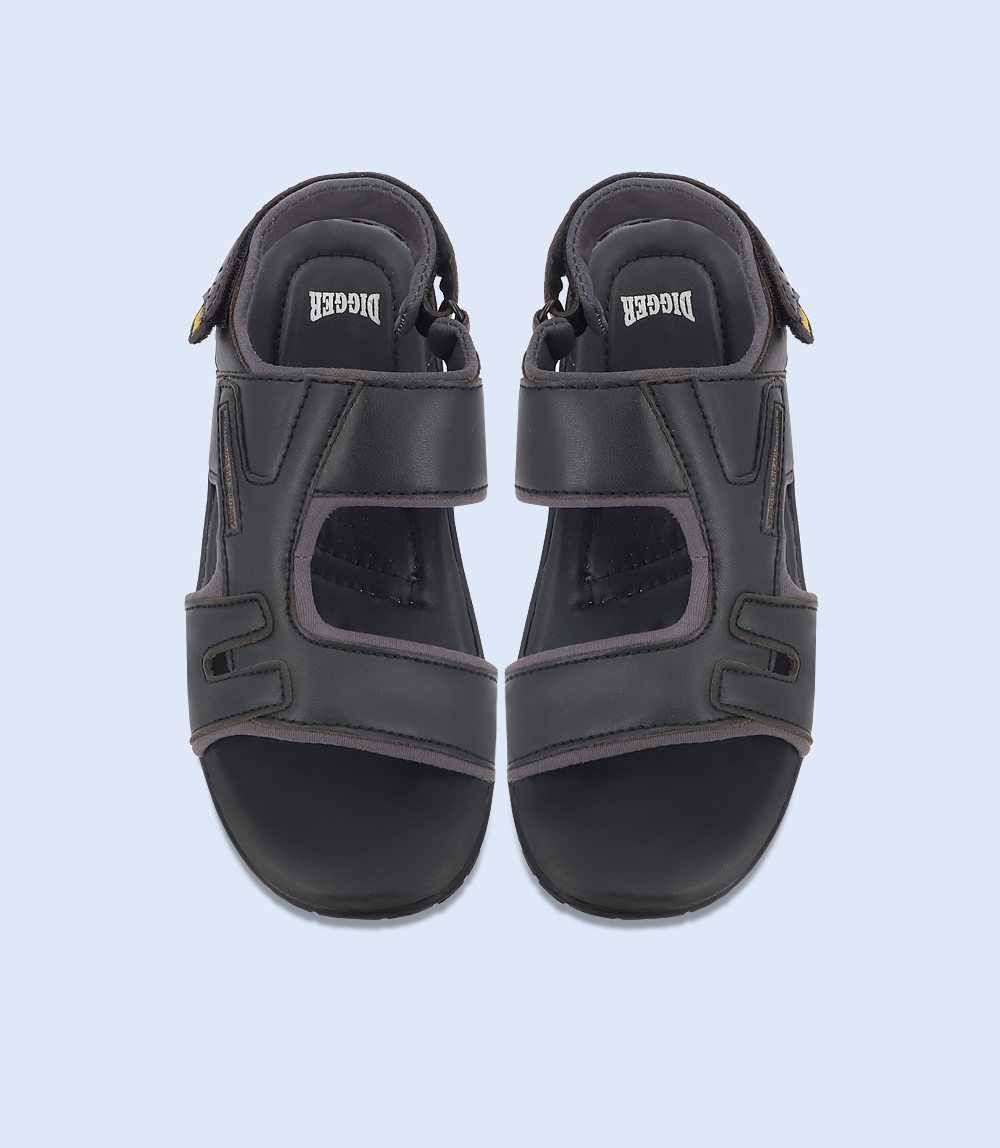 BM4766-BLACK-Men Sandal