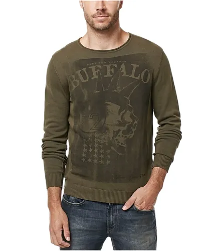 Buffalo David Bitton Mens Wicrane Print Pullover Sweater