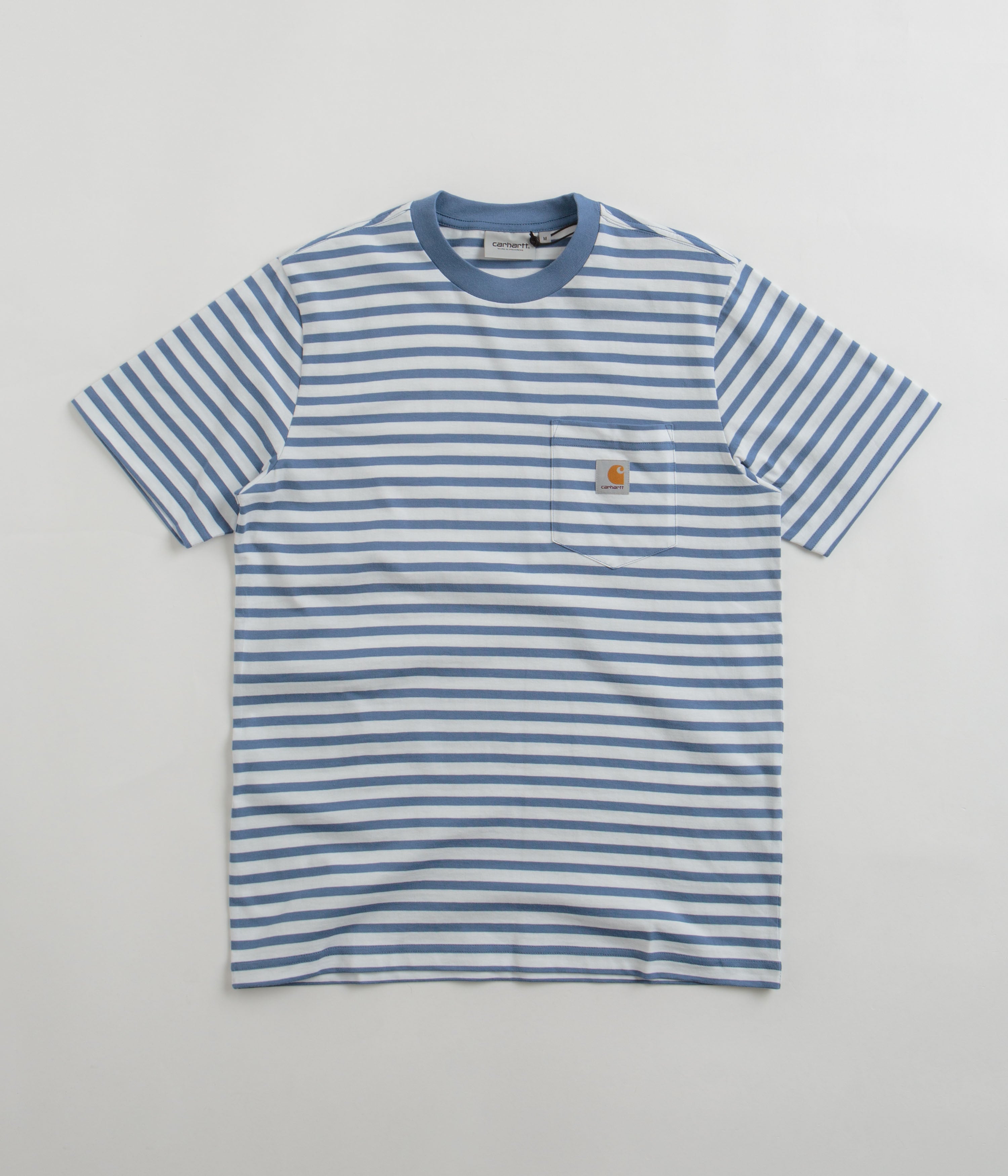 Carhartt Seidler Pocket T-Shirt - Sorrent / White