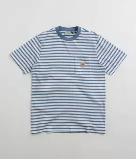 Carhartt Seidler Pocket T-Shirt - Sorrent / White