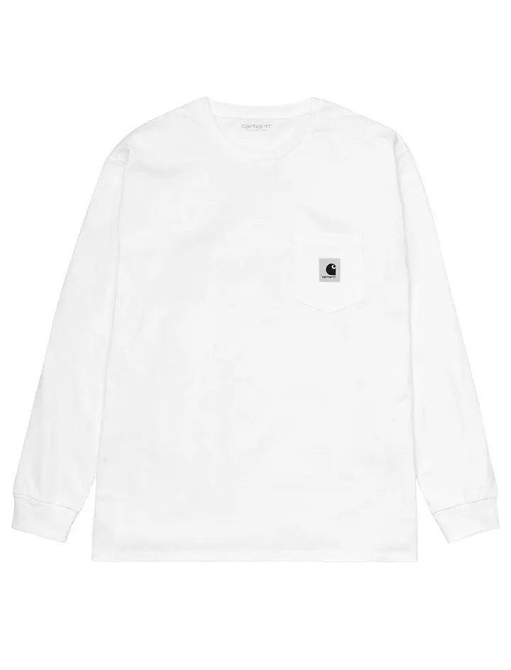 Carhartt WIP L/S Pocket T-Shirt White