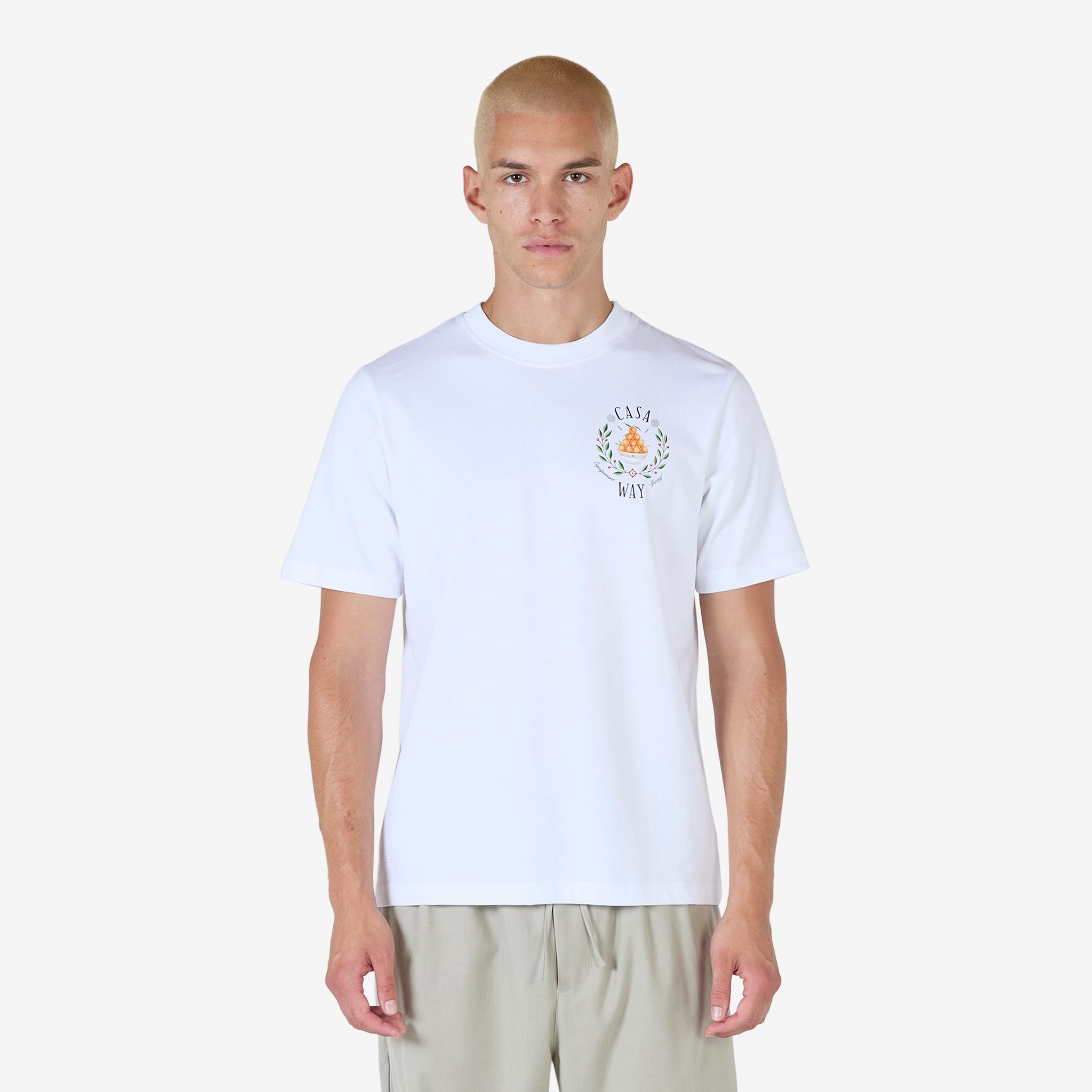 Casa Way Printed T-Shirt White