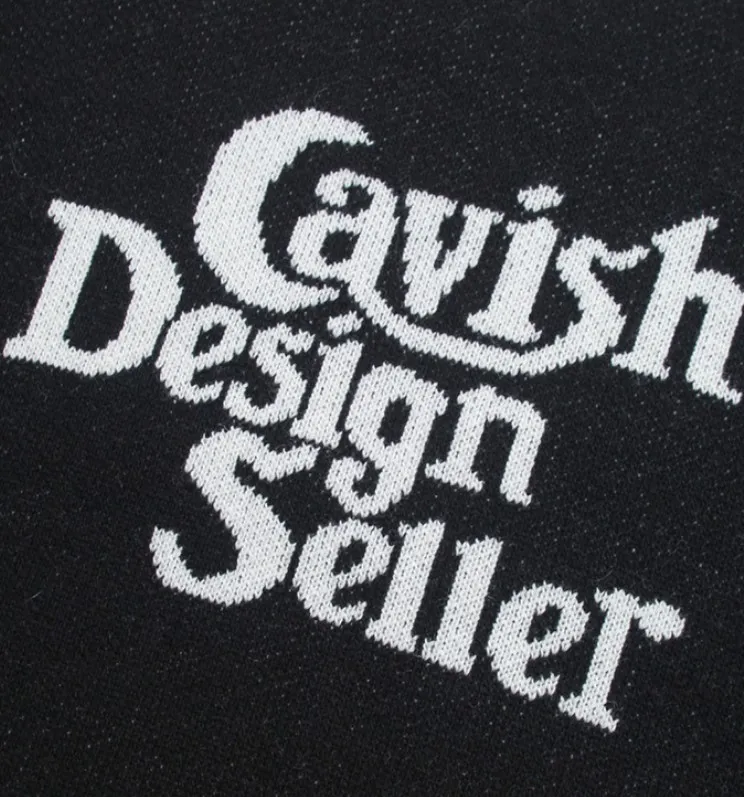 CAVISH  |Unisex Street Style Long Sleeves Plain Oversized Logo