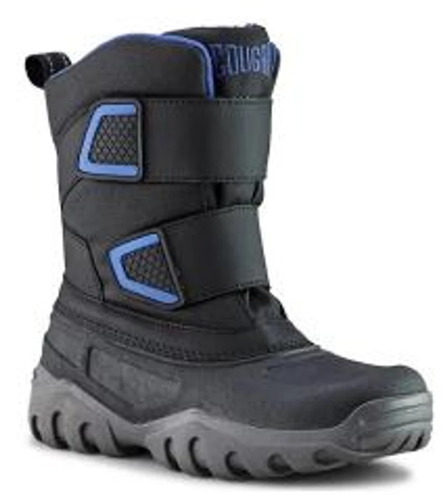 Coco Shoes Cougar Boy's Springer Nylon Winter Boot: BLK/BLUE