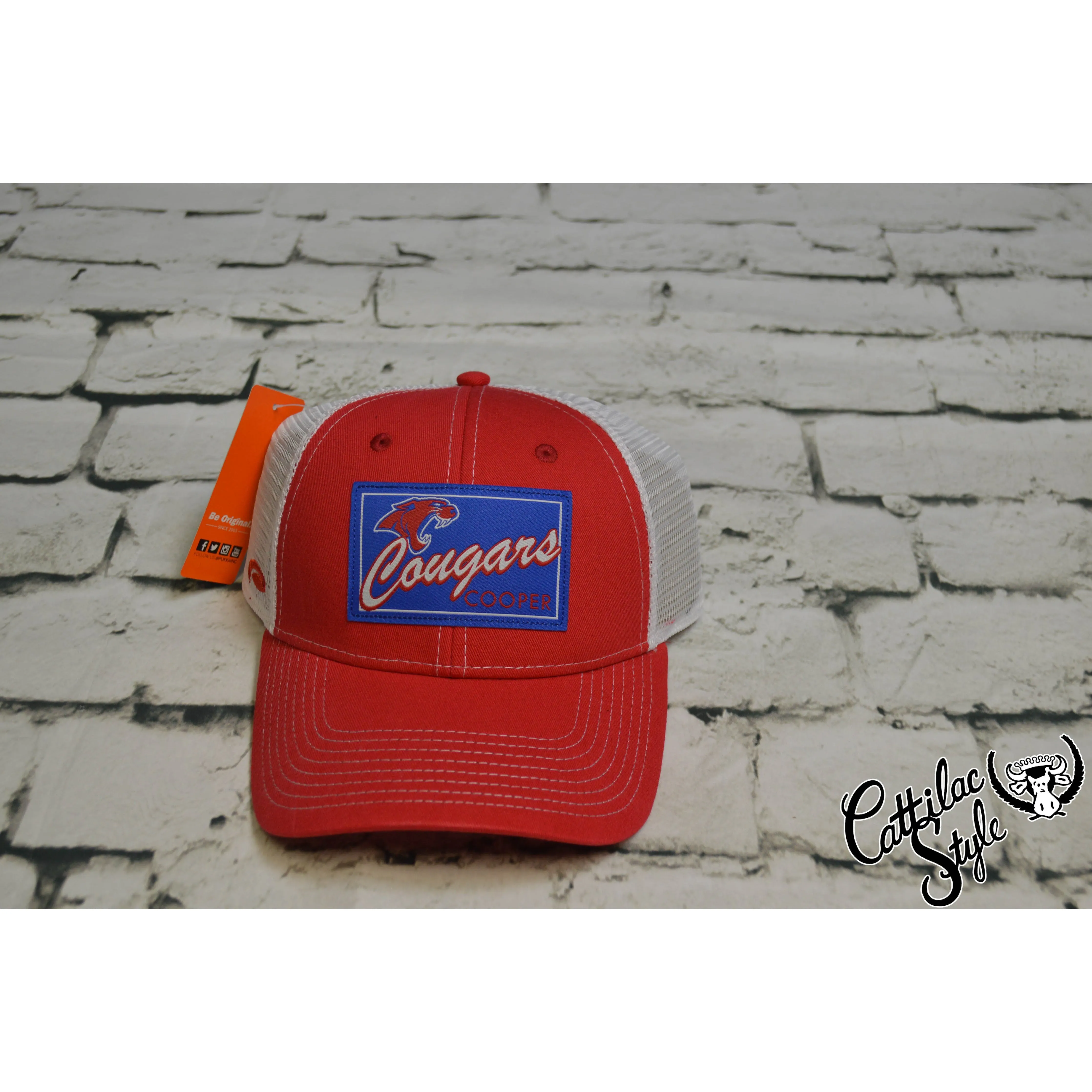 Cooper Cougars - Patch Mesh Cap