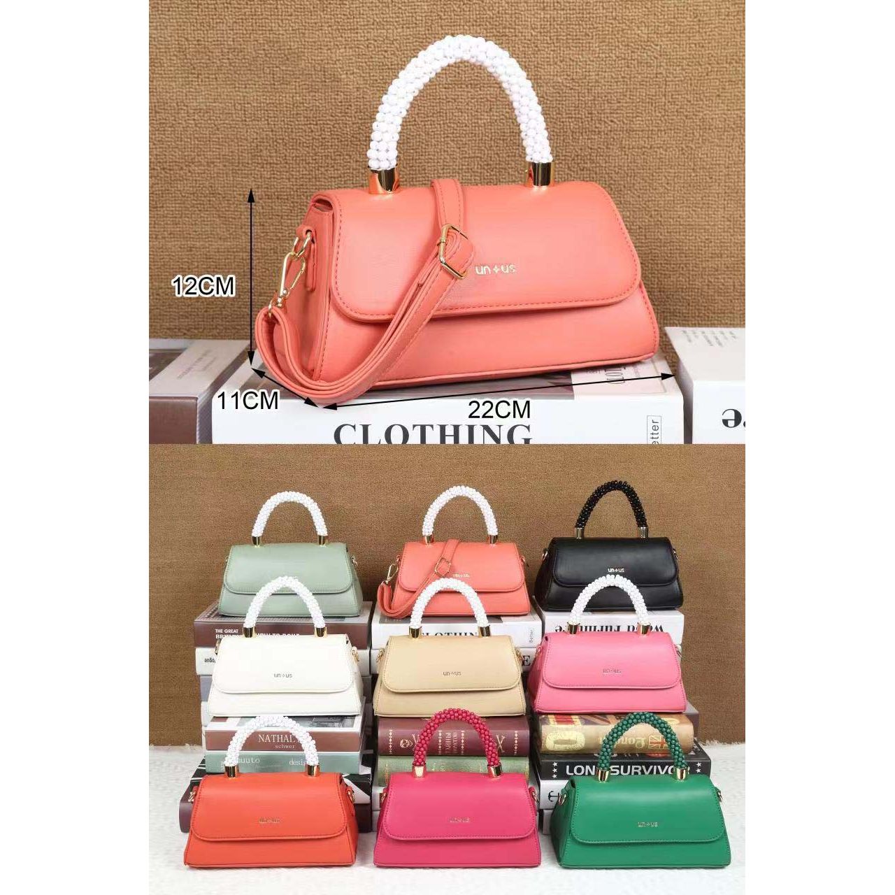 Crossbody Solid Color Handbag