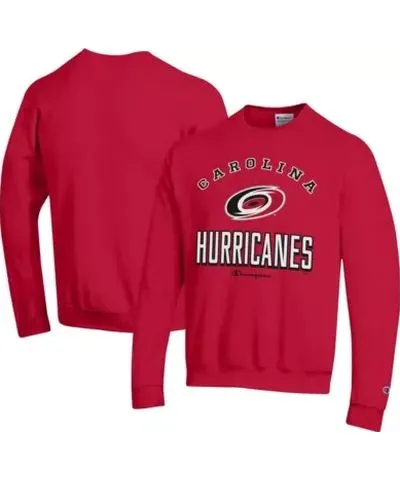 Cutter & Buck Men's NHL Carolina Hurricanes Eco Powerblend Crewneck Sweatshirt