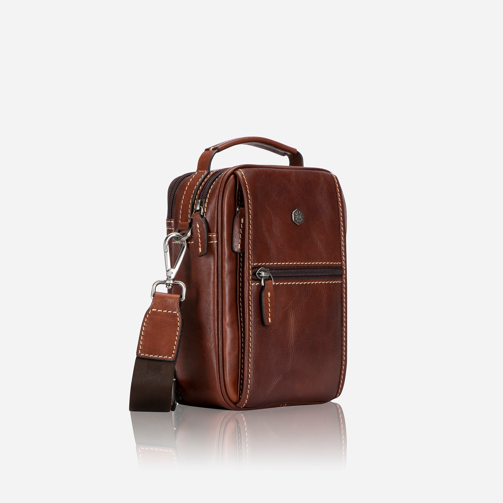 Detailed Crossbody Bag, Tobacco