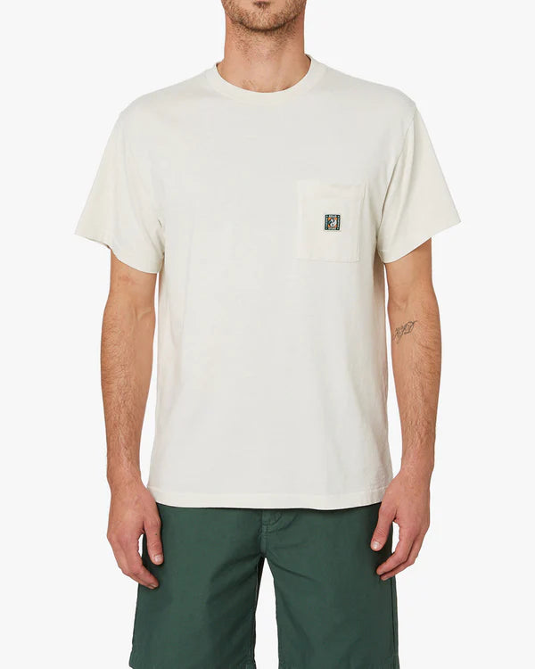 DEUS T-SHIRT CANYON POCKET White