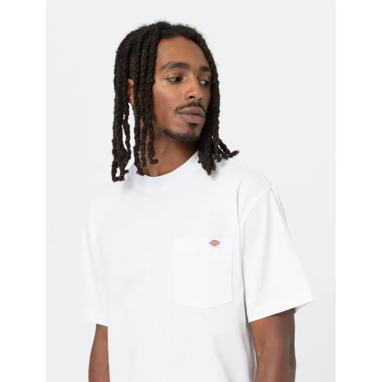 Dickies LURAY POCKET City T-Shirt Uomo Maniche Corte Bianca