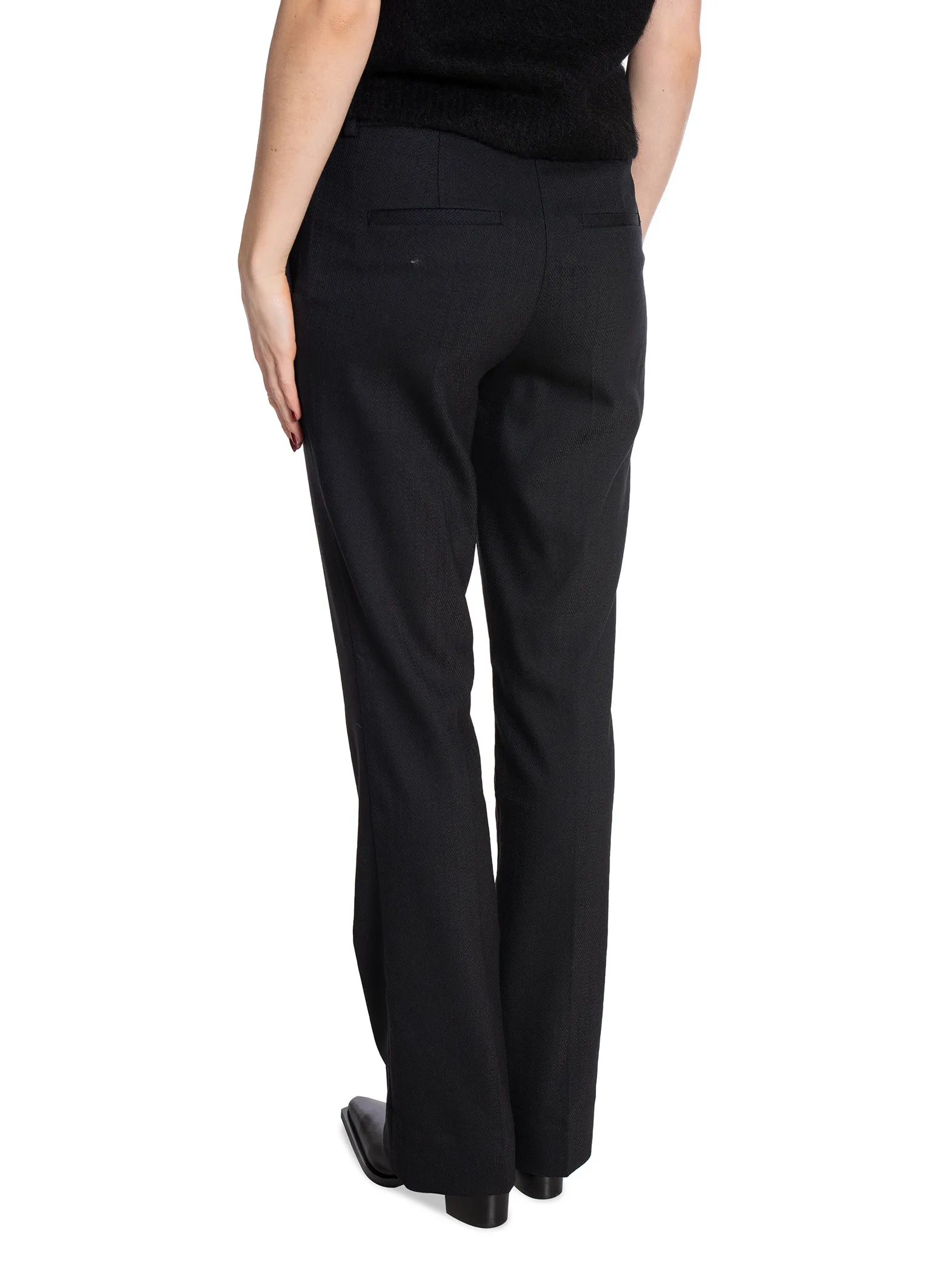 FIVE UNITS PANTS CLARA BLACK NIGHT HERRINGBONE