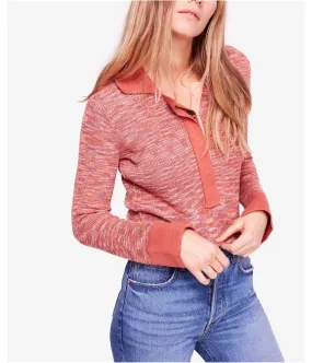 Free People Womens Making Memories Henley Sweater, TW1