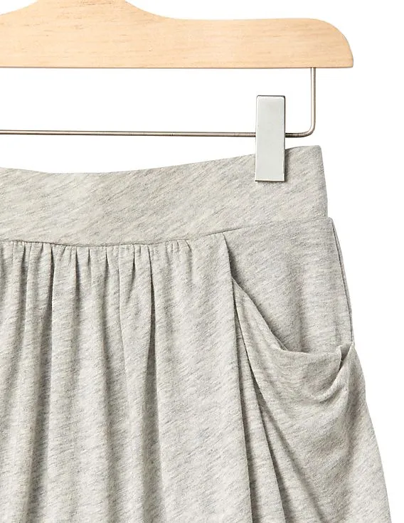 GAP Girls Grey Drapey Pocket Skort