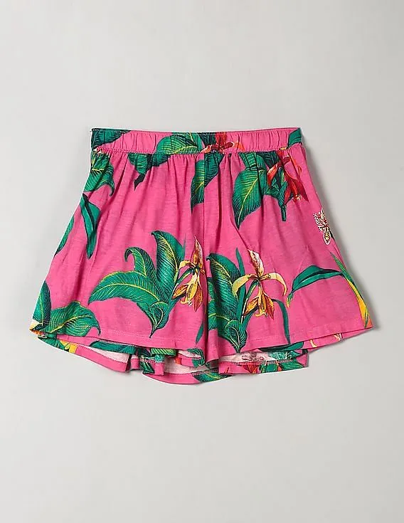 GAP Girls Pink Drapey Pocket Skort