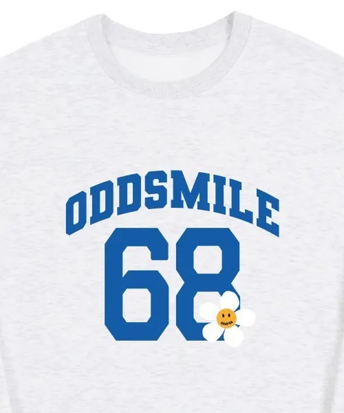 GRAVER  |[GRAVER]★ODDSMILE 68 FLOWER SMILE SWEATSHIRT