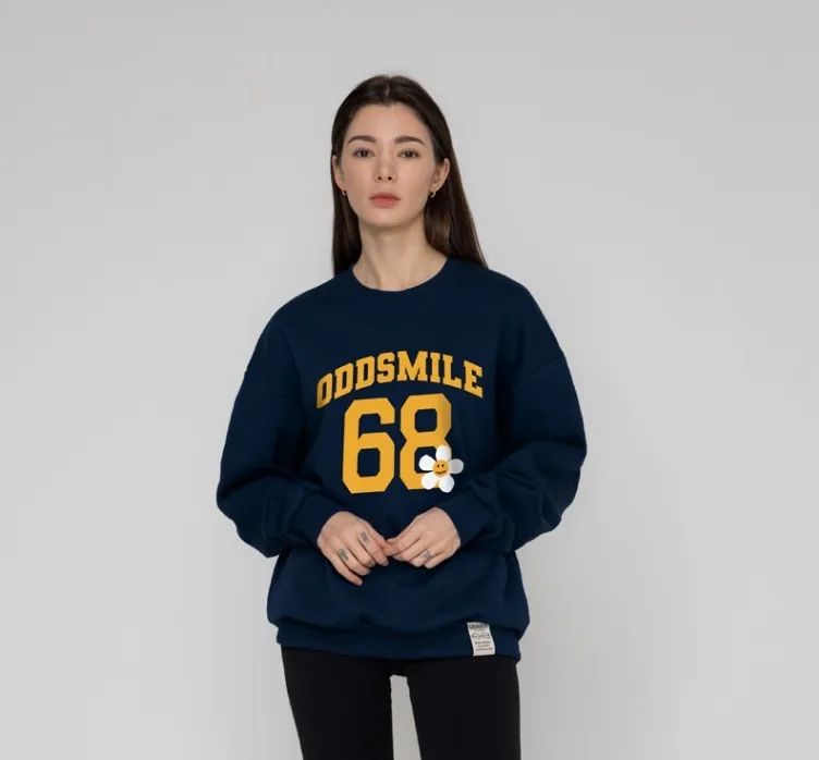 GRAVER  |[GRAVER]★ODDSMILE 68 FLOWER SMILE SWEATSHIRT