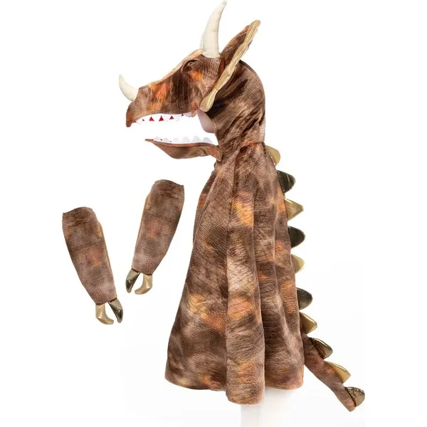 Great Pretenders Grandasaurus Triceratops Cape and Claws Size 4-6