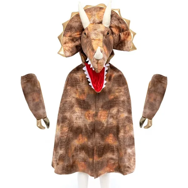 Great Pretenders Grandasaurus Triceratops Cape and Claws Size 4-6