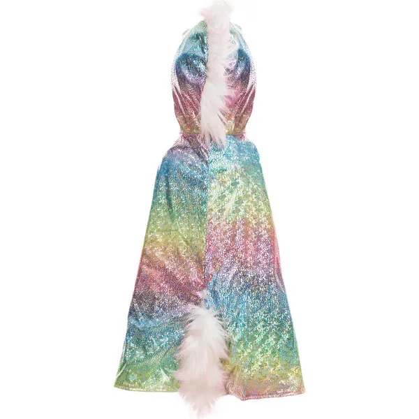 Great Pretenders Rainbow Reversible Unicorn Dragon Cape 3/4