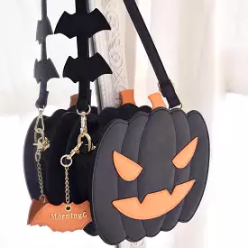 Halloween pumpkin crossbody bag