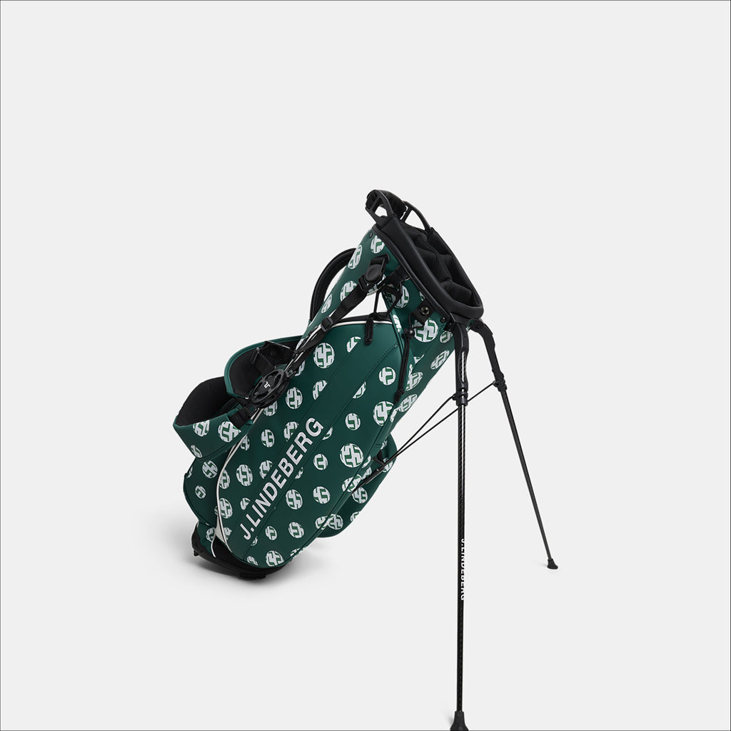 J. Lindeberg Play Stand Bag Print Rain Forest Sphere Dot