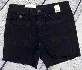 Judy Blue Black Cargo Patch Pocket Shorts