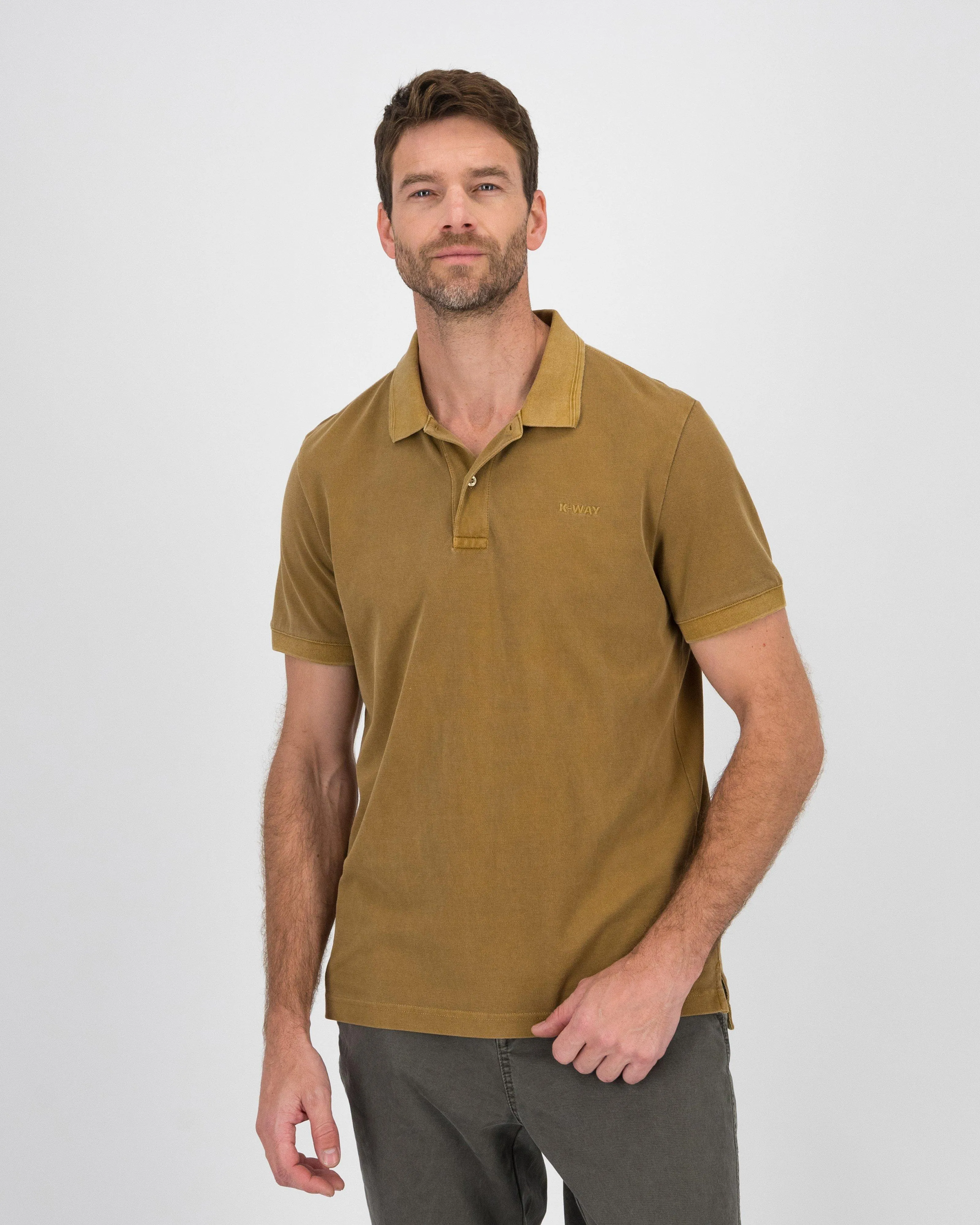 K-Way Elements Men's Hank Washed Work Wear Golfer | Cape Union Mart