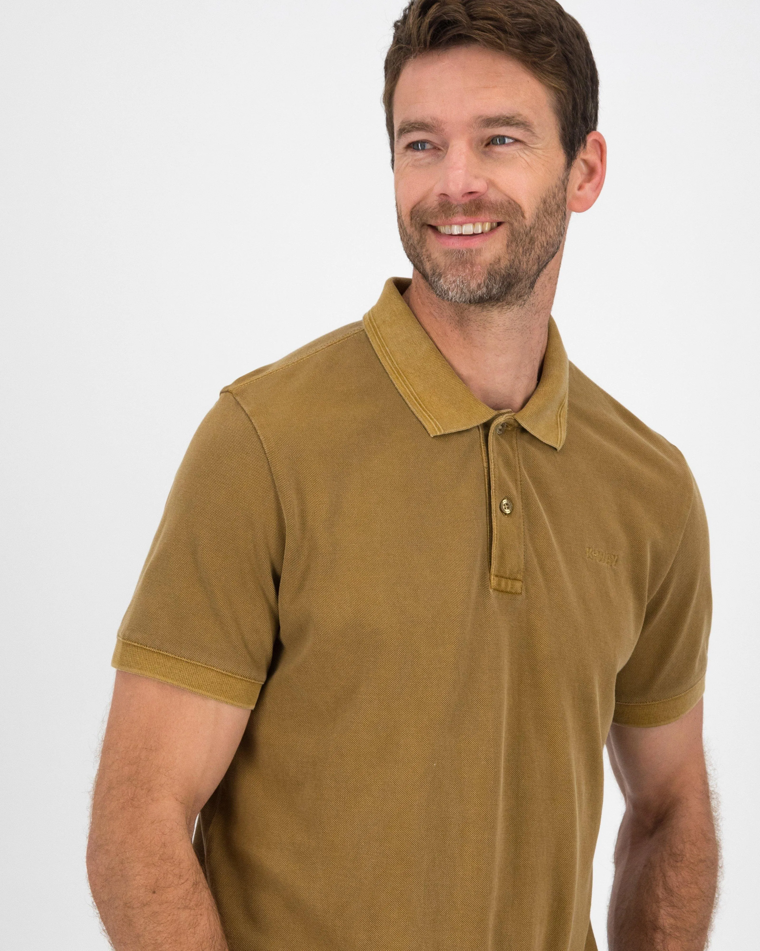 K-Way Elements Men's Hank Washed Work Wear Golfer | Cape Union Mart