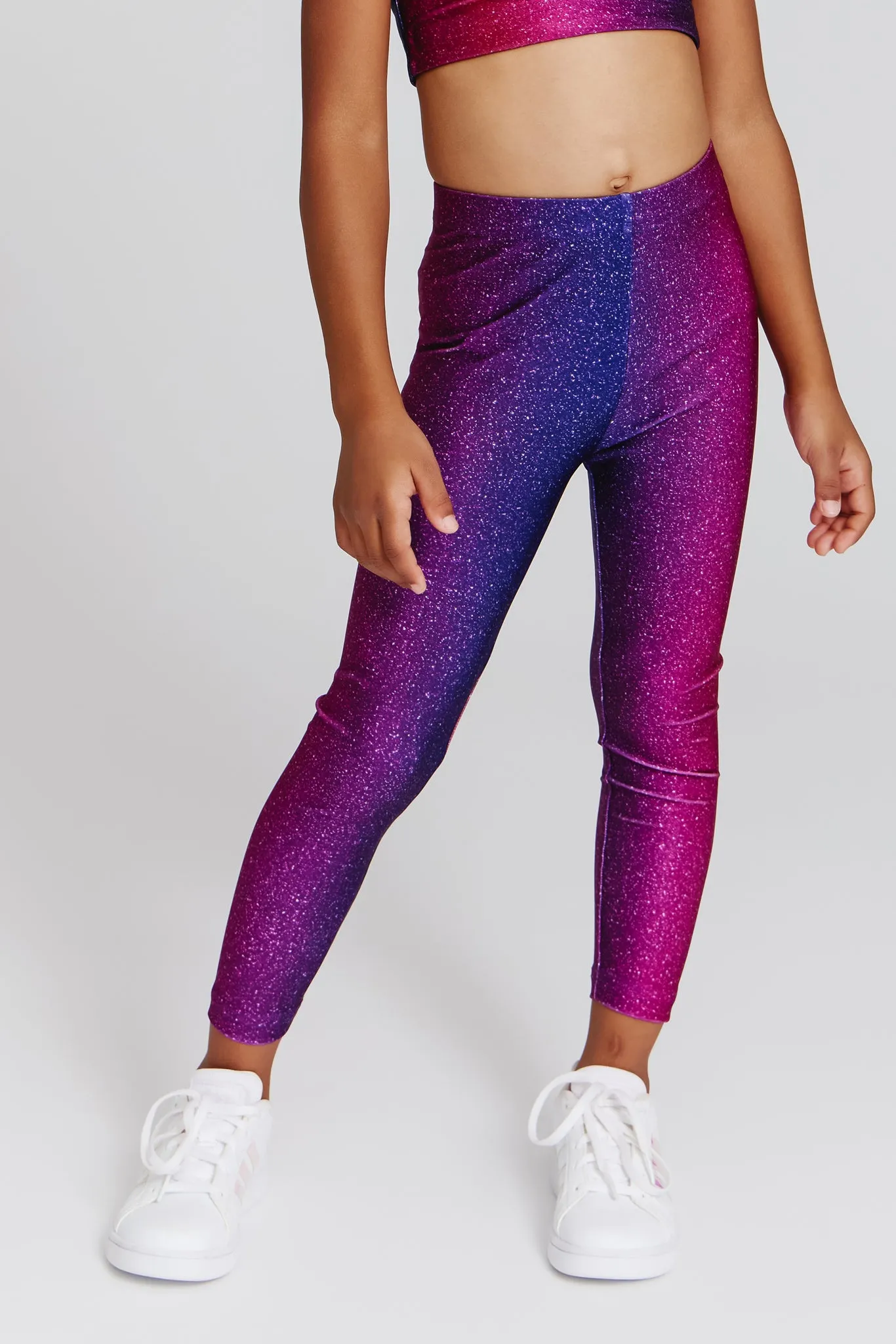 Kids Leggings in Jewel Glitter