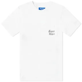 Know Wave Serif Pocket T-ShirtWhite