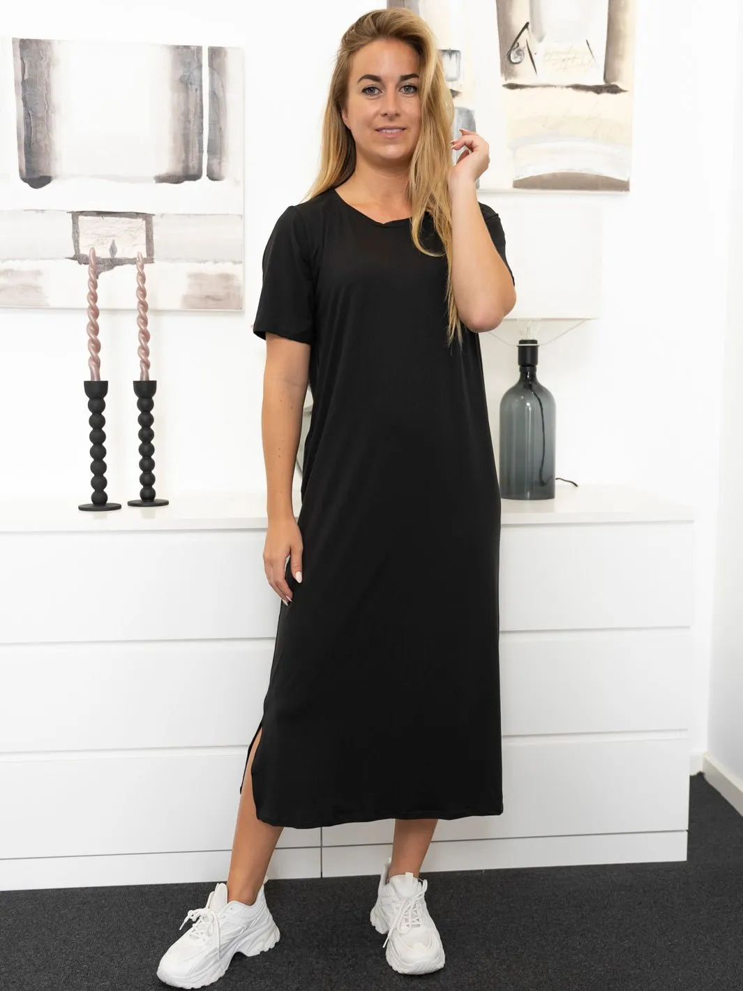 Liberté Alma t-shirt dress black