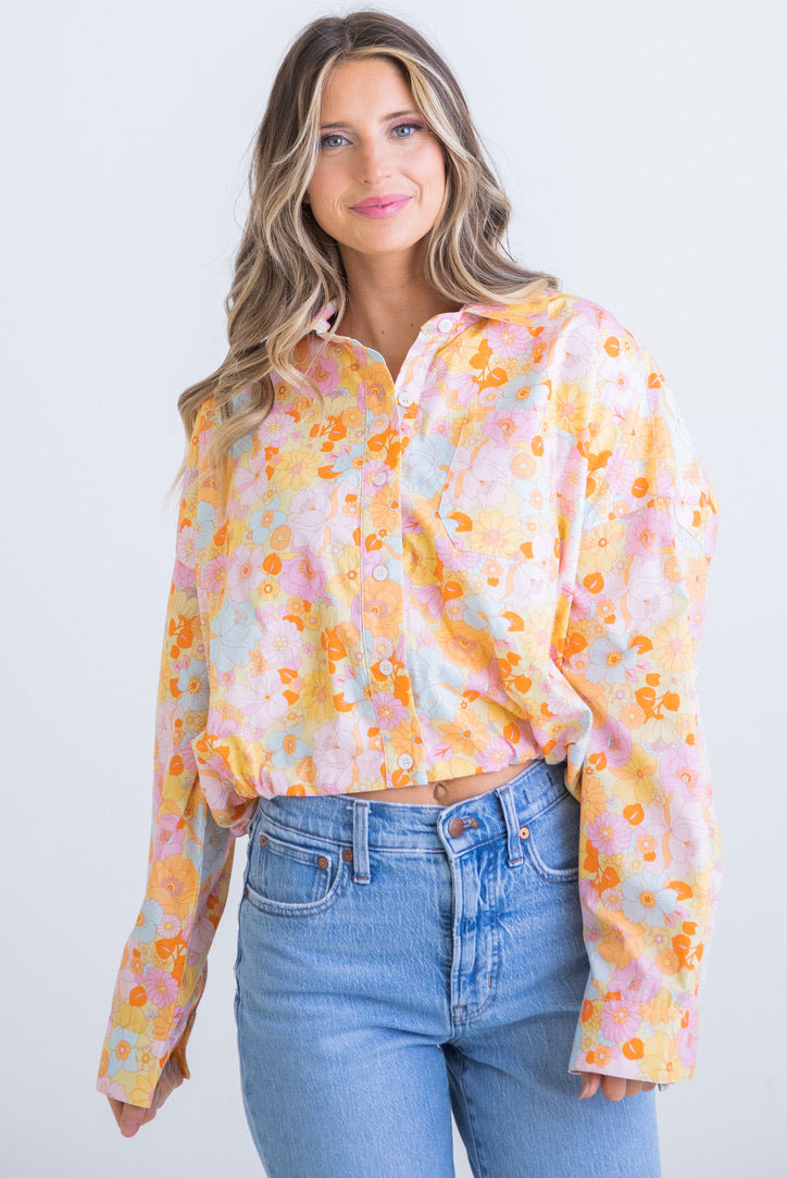 London Floral Pocket Shirt