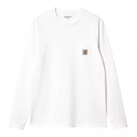 L/S POCKET T-SHIRT WHITE