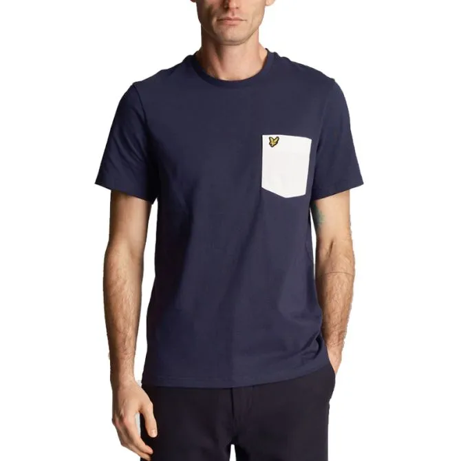 LYLE & SCOTT T-SHIRT CONTRAST POCKET TS831-Z62