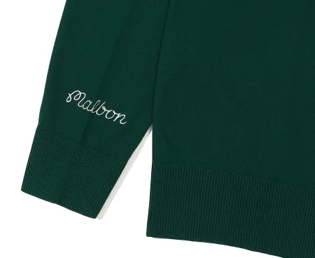 Malbon Golf  |Street Style Long Sleeves Plain Logo Sweaters