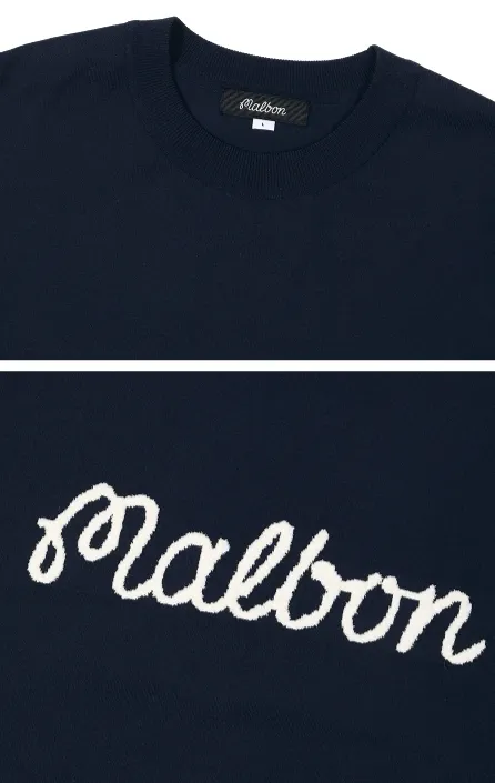 Malbon Golf  |Street Style Long Sleeves Plain Logo Sweaters