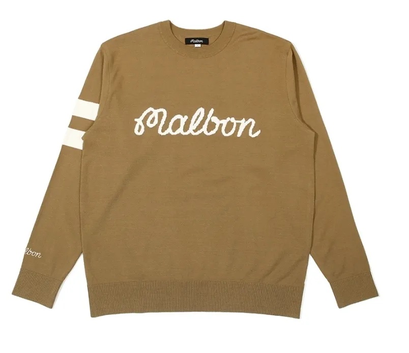 Malbon Golf  |Street Style Long Sleeves Plain Logo Sweaters