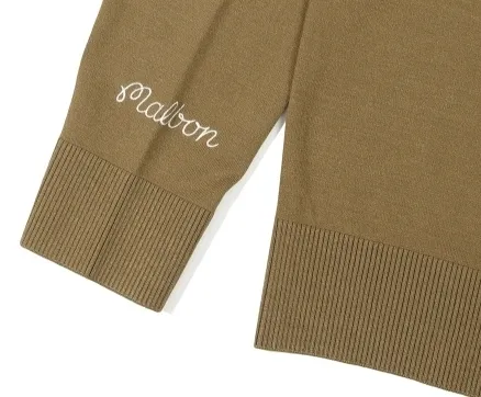 Malbon Golf  |Street Style Long Sleeves Plain Logo Sweaters