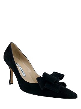 Manolo Blahnik Lisanew Suede Pumps Size 7.5